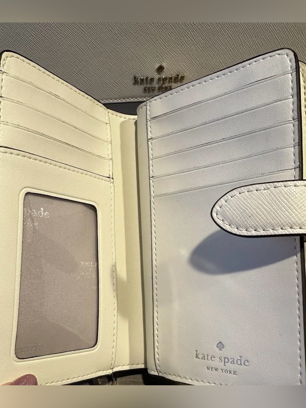 Kate Spade Cream Saffiano Leather Crossbody Bag + Wallet SET Multi-Strap Set x3 - Picture 5 of 15